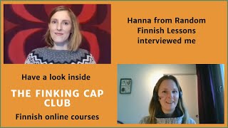 Hanna from Random Finnish lessons interviewed me. A tour of the Finking Cap Club! (ENG subtitles)