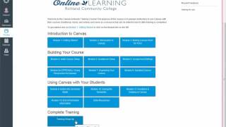 CanvasTraining Overview