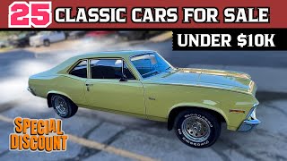 Price Collaps!! UNDER $10K Why is this car sold cheap? Classic Cars For Sale at Low Prices