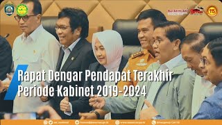 RDP Terakhir Periode Kabinet 2019 - 2024