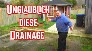 Drainage Rasen und Garten  Neue Technik und so simple   So einfach kannst du es trocken legen