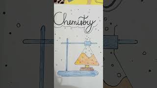 Chemistry project first page design#short video#YouTube short#preeti art's 🙏