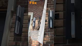 Sleek Metal Address Numbers | Flix Handyman #shorts #shortsfeed #handyman #installation #shortsvideo