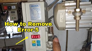 how to remove errors-5, BOSS 800JM, @sewingmachinedoctor