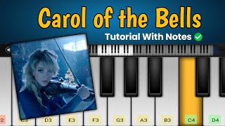 Carol of the Bells | Easy Piano Tutorial With Notes