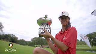 2024 SA Women's Amateur Flight Division champion Paola Sakota