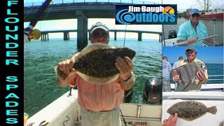 Fishing for flounder and spadefish Big D wreck Chesapeake Bay & tying a snell hook