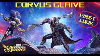 Corvus Glaive - First Look! - Marvel Strike Force