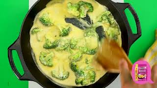 Macaroni au fromage aux gnocchis à poêler au bacon avec brocoli | Olivieri®