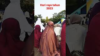 Suasana takbir dan sholat ied di jakarta