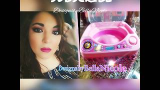 WASHING MY BEAUTY BLENDER IN A MINI WASHING MACHINE? || DESIGNSBYBELLANICOLE