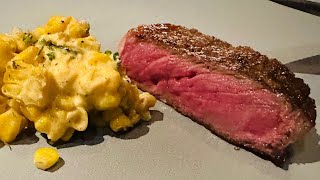 Jean-George Steakhouse U3 Jumbo Prawns and F1 Wagyu Ribeye at Aria Las Vegas September 2024