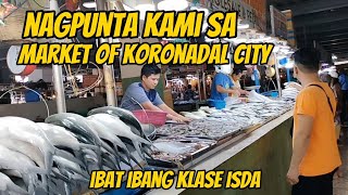 Namalenke sa market daming ibat ibang klase isda dito