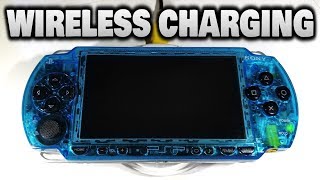 PSP 1000 Wireless Charging Mod Test!