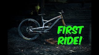 First ride with my new Yt Industries Tues Cf Pro Race 2017