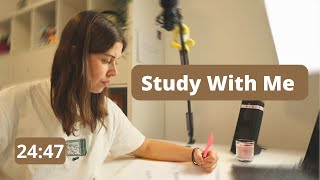 Study with me | Studeer met mij !! | (50m study + 10m pauze)