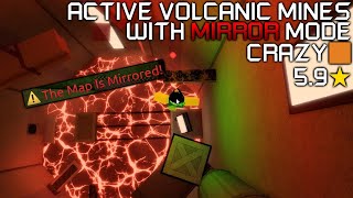 Roblox: Flood Escape 2 - Active Volcanic Mines With MIRROR MODE?!