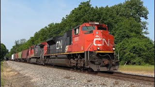 CN 8000 Thunder Cab SD70M-2 w/ Decent K5LLA Leads Manifest