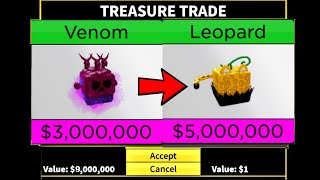 What People Trade For Venom Fruit? Big W Trades🍀 pt2