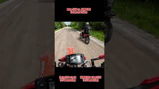 Stock Beta 500 vs KTM 500 w/getECU 3rd gear roll race #dirtbike