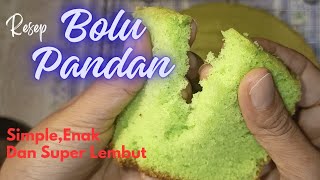 Resep Bolu Pandan Enak Dan Lembut Anti Gagal !!