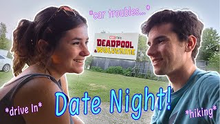 Spend a DATE NIGHT with us!😁 | drive-in, hiking, Walmart fun!