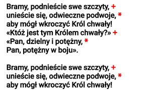 Jak radzę sobie z fleksami (krzyżykami) w psalmie