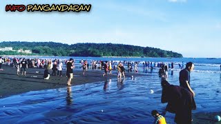 PANGANDARAN HARI INI DI DEPAN VILLA KUDA PANTAI BARAT