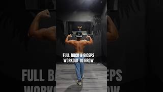 Grow your back and biceps with this workout #shorts