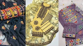 Hand Made Embroidery Dresses 2022 || Casual Embroidery Dresses In Pakistan