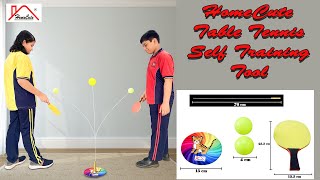 HomeCute Table Tennis Self Training Tool | Indoor & Outdoor Game for Adults and Teenagers, Kids |