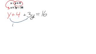 Algebra 1: Substitution HW #1