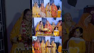 Haldi ceremony 💛 part -3 || #haldi #haldiceremony #haldifunction #shadi #shadiseason #trending #song