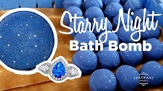 How It's Made: Starry Night Bath Bomb by Fragrant Jewels