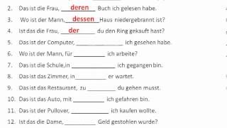 More work with relative pronouns in German - www.germanforspalding.org