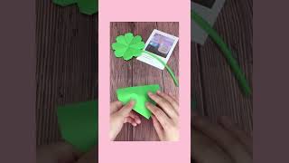 Paper Lucky clover Making 🍀🍀