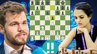 Perfect chess game 39, Magnus Carlsen vs Tania Sachdev