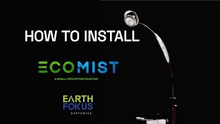 How to install Ecomist Water saving nozzle to existing taps? | The 95% water saver for your taps