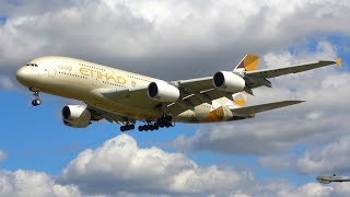 Midday Arrivals & Departures at London Heathrow Airport - 22/08/23