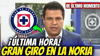 😱¡DIOS MÍO! ¡ANUNCIADO HOY! ¡BAJA BRUTAL EN LA MÁQUINA! Noticias Del Cruz Azul Hoy