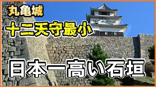 丸亀城の驚きの石垣！ 現存12天守の中で最も小さな天守の魅力を解説