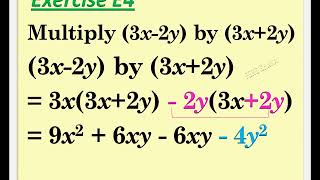 SHS MATHEMATICS     EXERCISE  E4