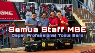 PAKAR ELEKTRIK : Semua Staff MBE dapat Professional Tools BARU