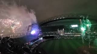 Starwars fireworks night at the mariners game