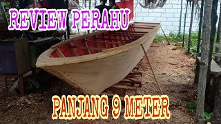 PERAHU MANCING BAHAN MERANTI PUTIH || REVIEW FISHING BOAT