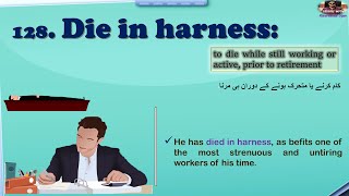 Die in harness Idiom | Learn Idioms | Idioms for CSS