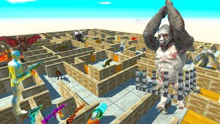 FPS AVATAR vs OLD GORO FROM PARKOUR MAZE - ARBS