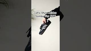 How To Style Adidas Samba Black For FW | Outfit Inspiration