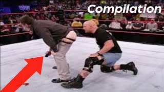 WWE Low Blow & Kick Blow Compilation 2000-2002