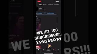 100 SUBCRIBERS 🎉 (Special Vidoes coming soon)